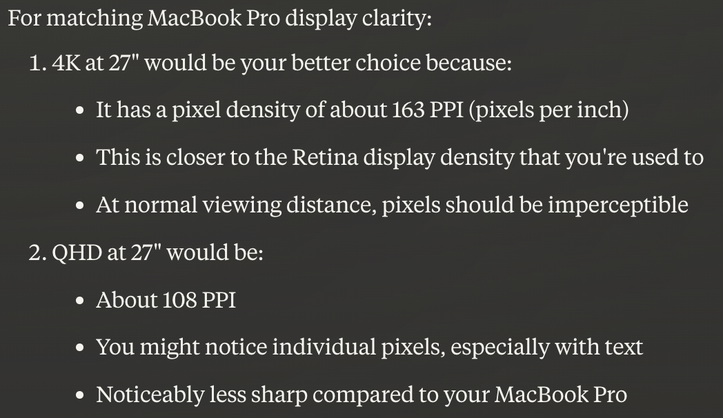 Claude explains display resolutions