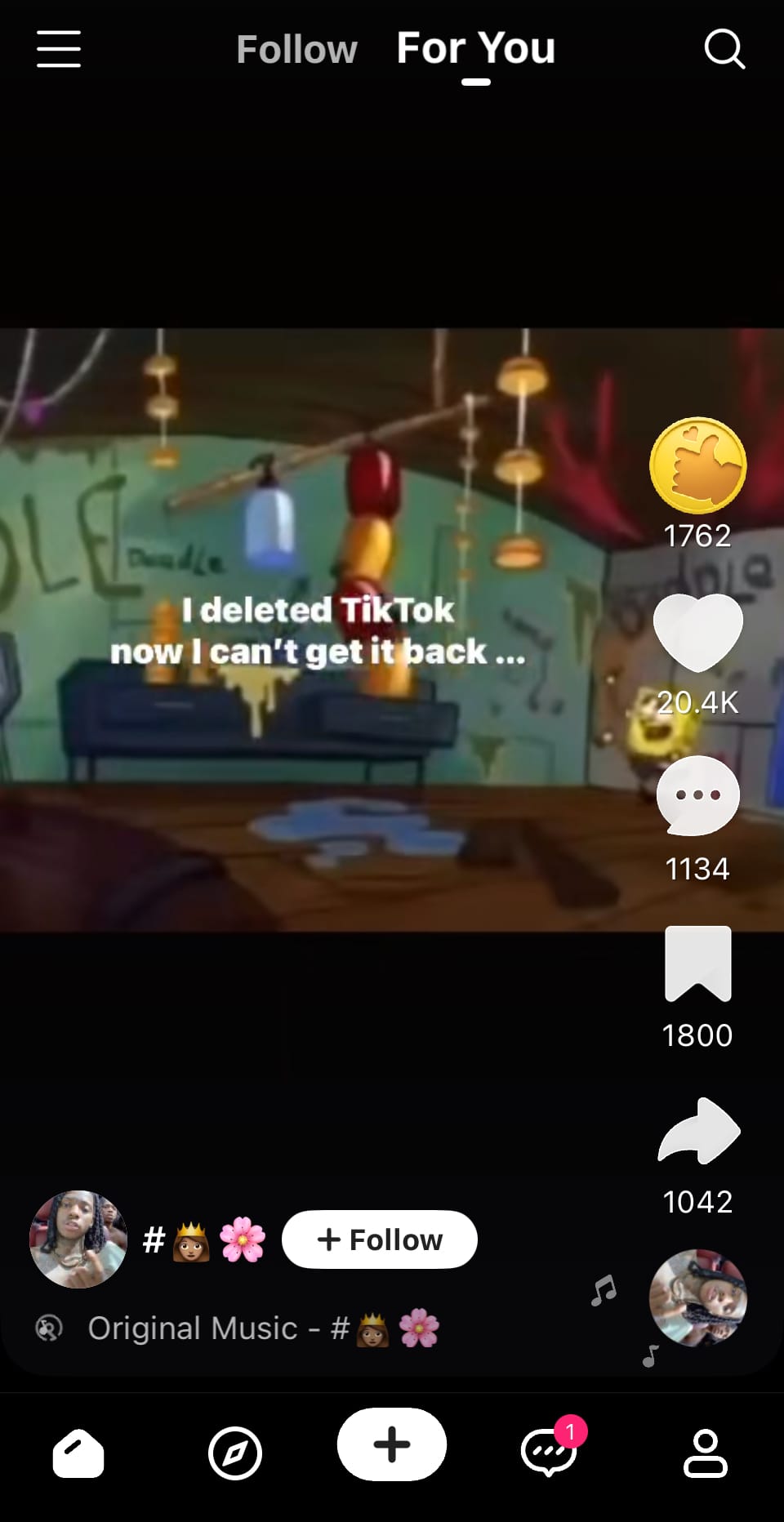 Screenshot from Likee, a TikTok alternative